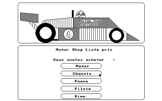 Formule 1 Manager atari screenshot